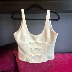 Zara Front Bows Top